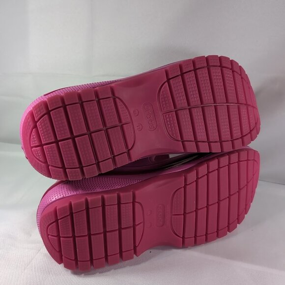 Crocs Classic Mega Crush Juice Pink Unisex Sandals 11 M11/W12.5 207989 Platform - Picture 6 of 16